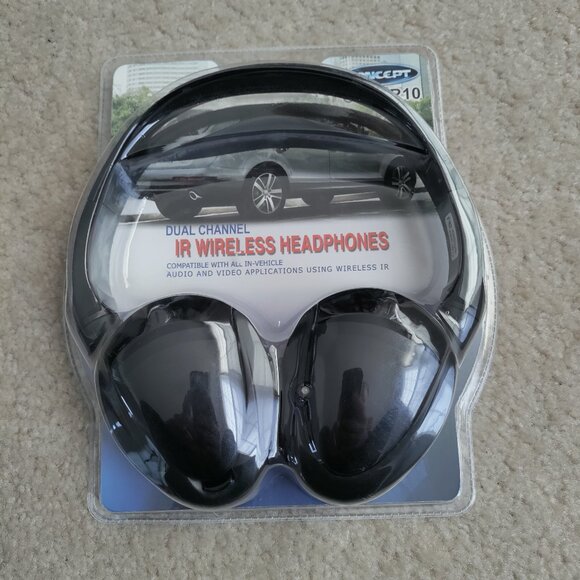 New Concept Dual Channel IR Wireless Headphones CDC-IR 10 - Picture 1 of 2
